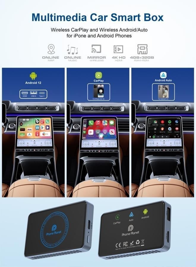 فون بلانيت صندوق الوسائط المتعددة Multimedia Box للسيارات بسعة 32GB نظام أندرويد متكامل - Image 5